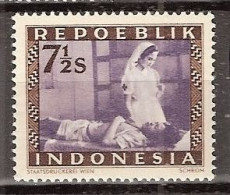 Repoeblik Indonesia 1948 7,5 Sen Ongestempeld Zonder Gom - Indonésie