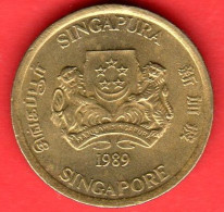 SINGAPORE - Singapura - 1989 - 5 Cents - QFDC/aUNC - Come Da Foto - Singapore