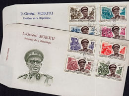 Cc0006 CONGO (Kinshasa) 1966, SG 609-616  General Mobutu Commemoration,  FDC - Nuevas/fijasellos