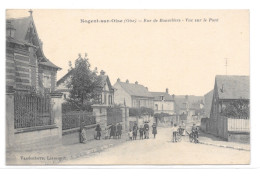 (36644-60) Nogent Sur Oise - Rue De Bonvillers - Vue Sur Le Pont - Nogent Sur Oise
