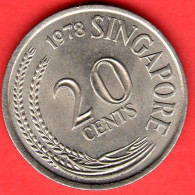 SINGAPORE - Singapura - 1978 - 20 Cents - QFDC/aUNC - Come Da Foto - Singapore