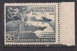 Bermuda 1949 KGV1 2 1/2d UPU SG 130 MNH ( K273 ) - Bermudes