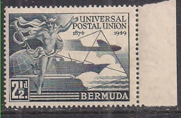 Bermuda 1949 KGV1 2 1/2d UPU SG 130 MNH ( K332 ) - Bermudes