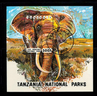 FEUILLET ELEPHANT TANZANIE #234# - Olifanten