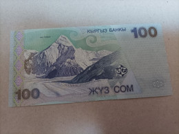Billete De Kirguistán De 100 Som, Año 2002, UNC - Kirguistán