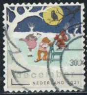Pays-Bas 2021 Yv. N°4011 - Décembre - Animaux Faisant Du Patin à Glace -  Oblitéré - Used Stamps