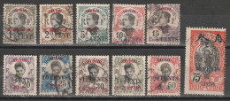 Canton N° 67, 68, 70, 71, 72, 73, 74, 75, 76, 78, 79 - Used Stamps