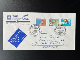 AUSTRALIA 1993 AIR MAIL LETTER CAMBERWELL MELBOURNE TO MANCHING 16-02-1993 AUSTRALIE - Lettres & Documents