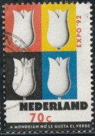 Pays-Bas 1992 Yv. N°1397 - Exposition Universelle De Séville - Tulipes -  Oblitéré - Usados