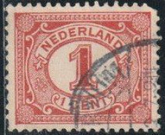 Pays-Bas 1899 Yv. N°66 - 1c Rouge -  Oblitéré - Gebraucht