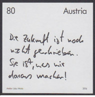 Austria 2016 - The Future Factor Black Print Mnh** - Probe- Und Nachdrucke