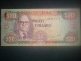 Bank Of Jamaica - 20 - Twenty Dollars - EZ 9193330 - Jamaica