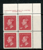 Canada MNH PB 1950 King George VI - Neufs