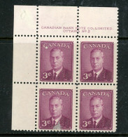 Canada MNH PB 1950 King George VI - Ongebruikt