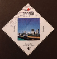 Canada 1992  USED  Sc1426   42c, Canada Day, Manitoba - Usados