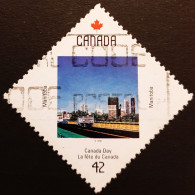 Canada 1992  USED  Sc1426   42c, Canada Day, Manitoba - Oblitérés