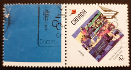 Canada 1992  USED  Sc1424   42c, Canada Day, Quebec - Gebraucht