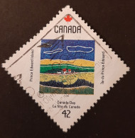 Canada 1992  USED  Sc1422  42c, Canada Day, Prince Edward Island - Gebruikt