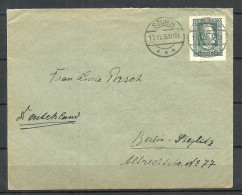 POLEN Poland 1935 O SZUBIN Cover To Germany Michel 270 Pilsudski As Single - Cartas & Documentos