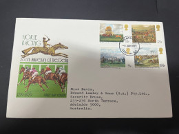 8-2-2024 (3 X 39) UK (Great Britain) FDC - 1979 - Horse Racing - 1971-1980 Decimale  Uitgaven