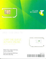 AUSTRALIA GSM MOBILE "TELSTRA"  GREEN "WE CONNECT "  JUMP THE QUEUE MATT BIG OVAL CHIP MINT READ DESCRIPTION !!! - Australie