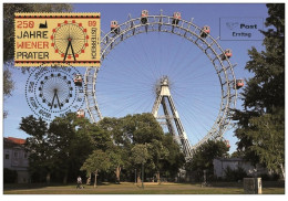 Austria 2016 - 250 Jahre Wiener Prater Carte Maximum - Cartes-Maximum (CM)