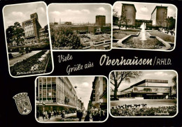73875489 Oberhausen  NRW Rathaus Im Grillopark Hauptbahnhof Friedensplatz Mit Eu - Oberhausen