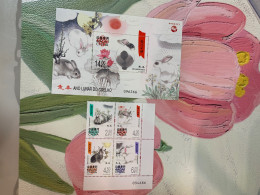 Macau Stamp MNH 2023 New Year Rabbit Set S/s - Nuevos