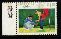 Australia Cat 1188a 1989 Sports $ 1.10 Golf, 2 Koalas Reprint, Used - Proofs & Reprints