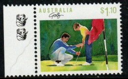 Australia Cat 1188a 1989 Sports $ 1.10 Golf, 2 Koalas Reprint,mint Never Hinged - Essais & Réimpressions