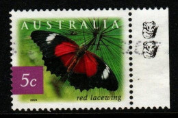 Australia Cat 2095b 2008 Nature Of Australia, 5c Butterfly,reprint 2 Koala ,Used - Proofs & Reprints