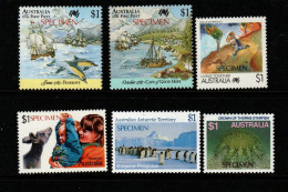 Australia 1988 Set 6 SPECIMEN - Ensayos & Reimpresiones