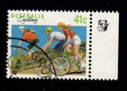 Australia Cat 1208b  Sports 41c Cycling, 1 Koalas Reprint,used - Proofs & Reprints