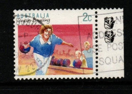 Australia Cat 1183a 1989 Sports 2c Bowling, 2 Koalas Reprint, Used - Probe- Und Nachdrucke