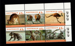 Australia Cat 1441t  Wildlife  Koalas & Roos Block 6  , 3 Koalas Reprint,mint Never Hinged - Ensayos & Reimpresiones