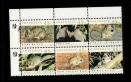 Australia Cat 1325ee 1994 Endangered Species Block 6, 1 Koalas Reprint,mint Never Hinged - Proofs & Reprints