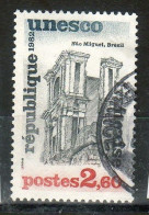 FR 1982 / 1ex  N° 72  " UNESCO - Sao Miguel - BRESIL "   Dentelé - à  2.f 60  - Multicolore - OBLITERE CIRCULAIRE - Usados