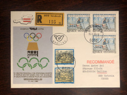 AUSTRIA FDC COVER 1988 YEAR DISABLED IN SPORTS PARALYMPIC HEALTH MEDICINE STAMPS - Cartas & Documentos