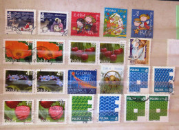 Poland 2009 - 2013 Easter Egg Fruits Flowers Christmas - Used Stamps