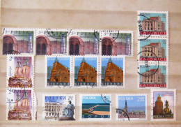 Poland 2002 - 2007 Churches Buildings Statues - Used Stamps