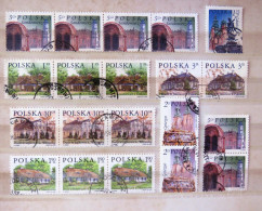 Poland 1999 - 2002 Houses - Churches - Oblitérés