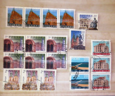 Poland 2002 - 2005 Churches Buildings Statues - Used Stamps