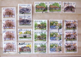 Poland 1997 - 2001 Houses - Used Stamps