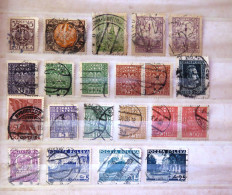 Poland 1921 - 1935 Eagle Column Ship - Used Stamps