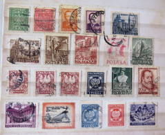 Poland 1928 - 1954 Eagle Industry Ship War Electricity Children Games - Used Stamps