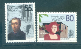 Portugal Madeira 1988, Mint, "Kolumbus Wohnsitze" (**) Mi 123-24 €4,50, MNH - Christoffel Columbus