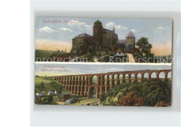 42214539 Mylau Kaiserschloss Goeltzschtalbruecke Erbaut 1851 Eisenbahn Vogtlaend - Mylau