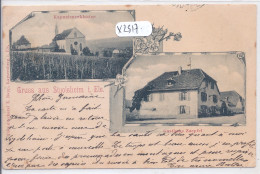 SIGOLSHEIM- GRUSS AUS- CARTE MULTI-VUES DONT GASTHAUS ZAEPFEL UND KAPUZIENERKLOSTER - Autres & Non Classés