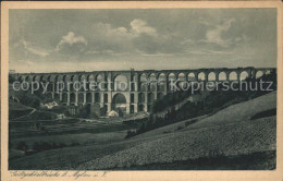 42213075 Mylau Goeltzschtalbruecke Erbaut 1851 Eisenbahn Kupfertiefdruck Mylau - Mylau