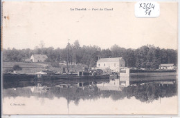 LA CHARITE- PORT DU CANAL- UNE BELLE PENICHE - La Charité Sur Loire